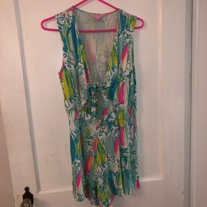 lily pulitzer greer romper beach and bae